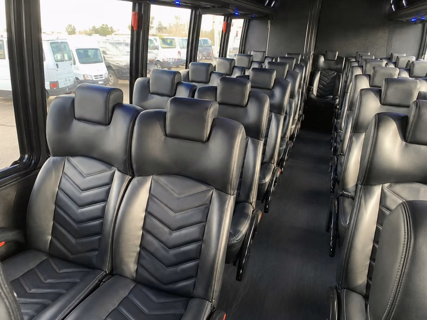 18 passenger minibus inside