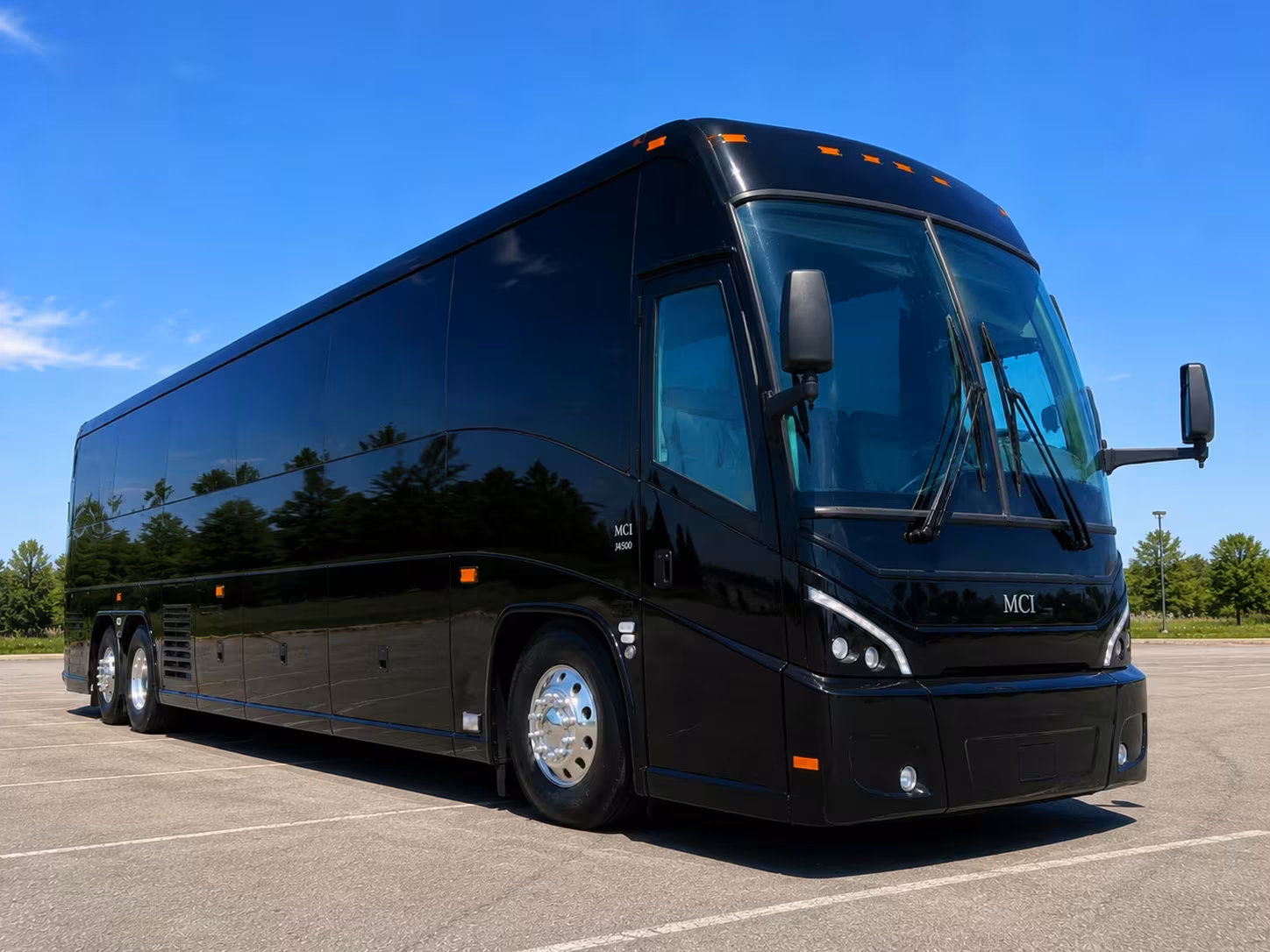 56 passenger charter bus