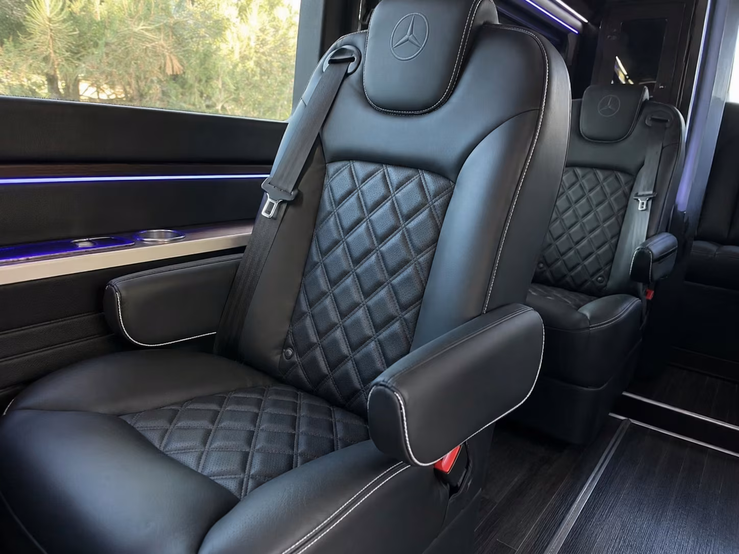 sprinter van with driver interior