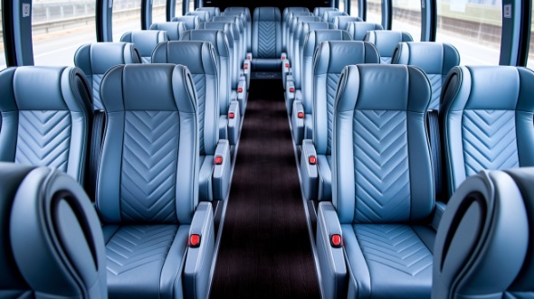 50 passenger charter bus interior san marcos