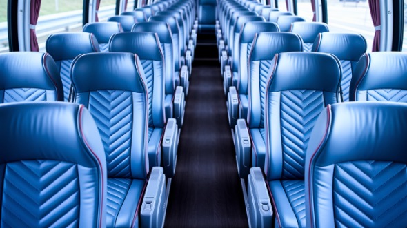 55 passenger charter bus interior san marcos