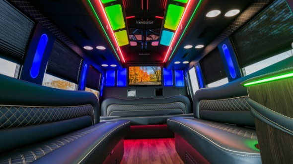 party bus rental interior san marcos