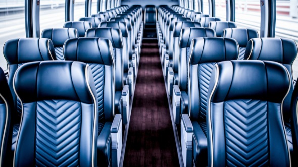 san marcos 50 passenger charter bus inside