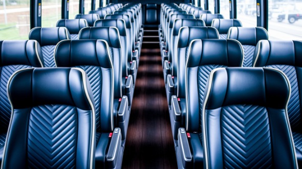 san marcos 55 passenger charter bus inside