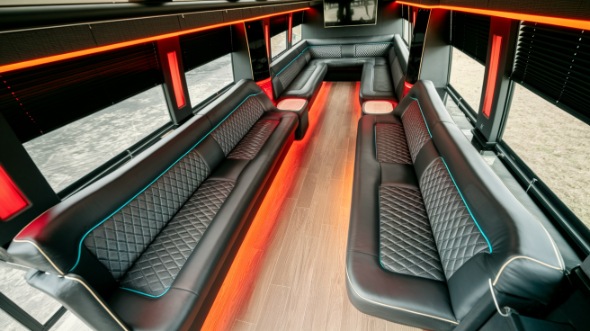 san marcos sprinter limo rental inside