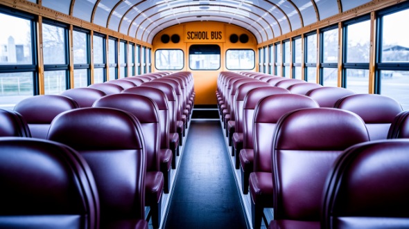 school bus rental interior san marcos