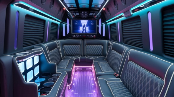 sprinter limo rental interior san marcos